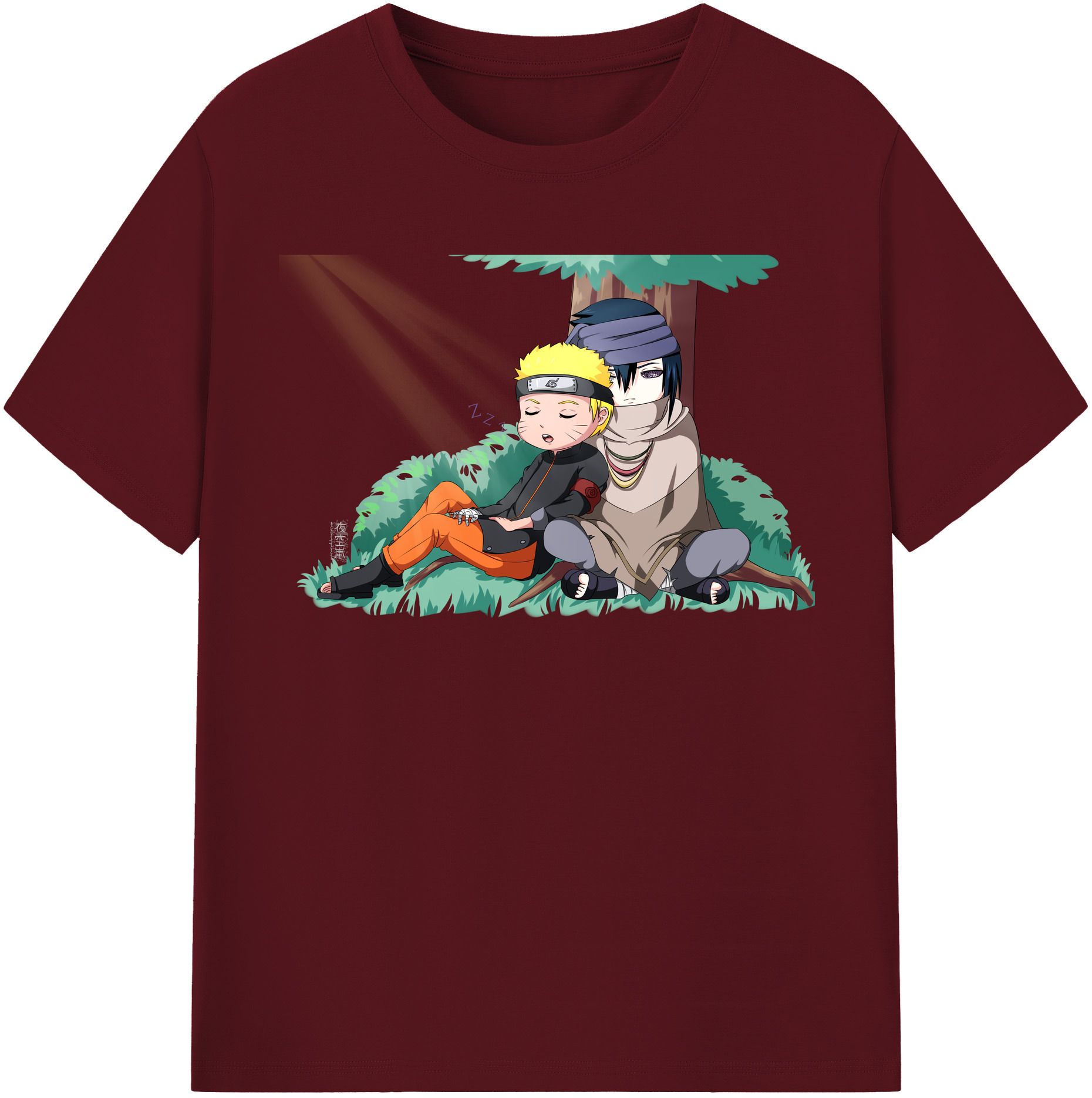 （画像用） NARUTO -ナルト- うずまき ナルト Uzumaki Naruto 綿100％半袖Tシャツ（フロントプリント）